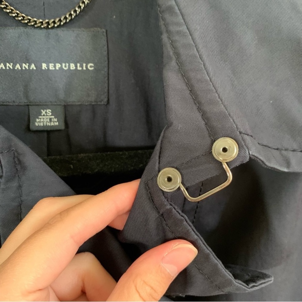 Banana Republic Trench Coat Size XS - Picture 10 of 15